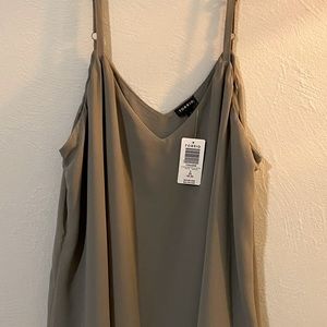 Torrid MoonMist Chiffon Double Layer Cami NWT sz 2